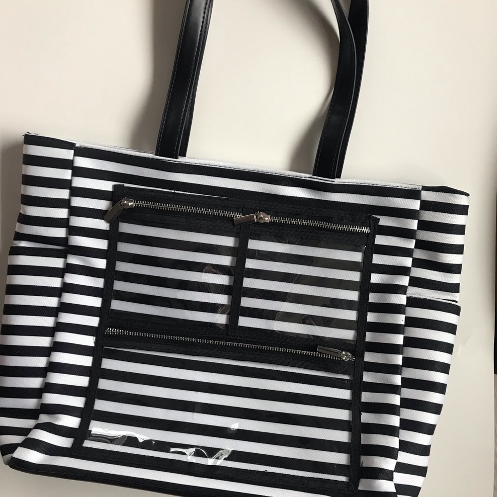 New! Canvas Window Display Zipper Storage Tote - image 1